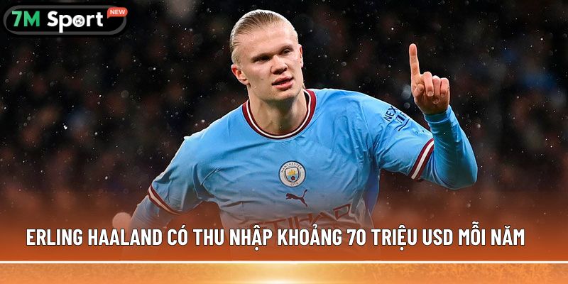 Top 5 cầu thủ lương cao nhất thế giới - Hé lộ các con số 6 Erling Haaland có thu nhập khoảng 70 triệu USD mỗi năm