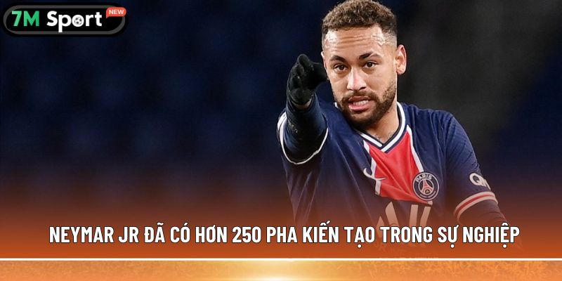 Top 5 cầu thủ kiến tạo nhiều nhất thế giới hiện nay 5 Neymar Jr đã có hơn 250 pha kiến tạo trong sự nghiệp